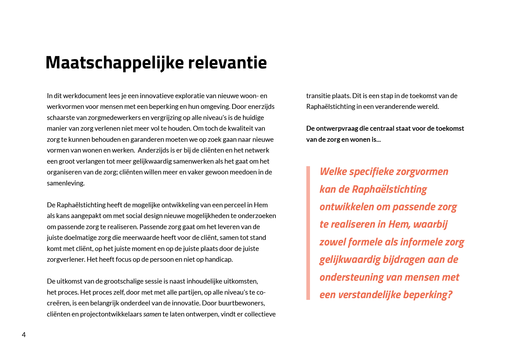 Casus Hem - Raphael Stichting x Social Envoy4